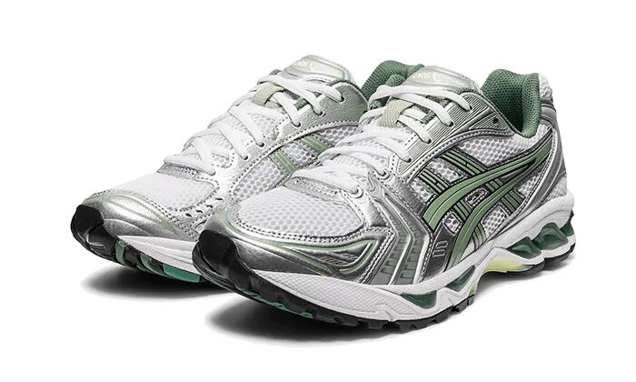Gel-Kayano 14 White Pure Silver Slate Grey Sage - Taille : 45 EU 2/4