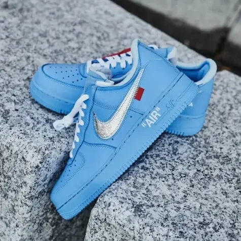 Air Force 1 Low Off-White MCA University Blue - Taille : 38.5 EU 6/7