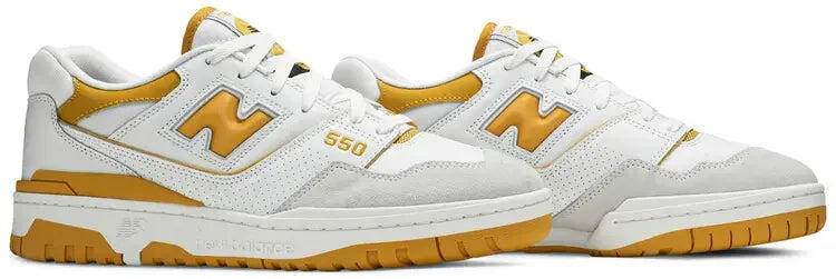 New Balance 550 Sea Salt Varsity Gold 5/5