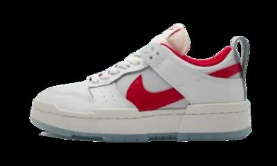 Scarpe - Unisex - Basse Dunk Low Disrupt - Summit White/Gym Red