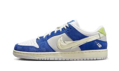Schoenen - skate - dunk low pro qs - bedrukt - game royal