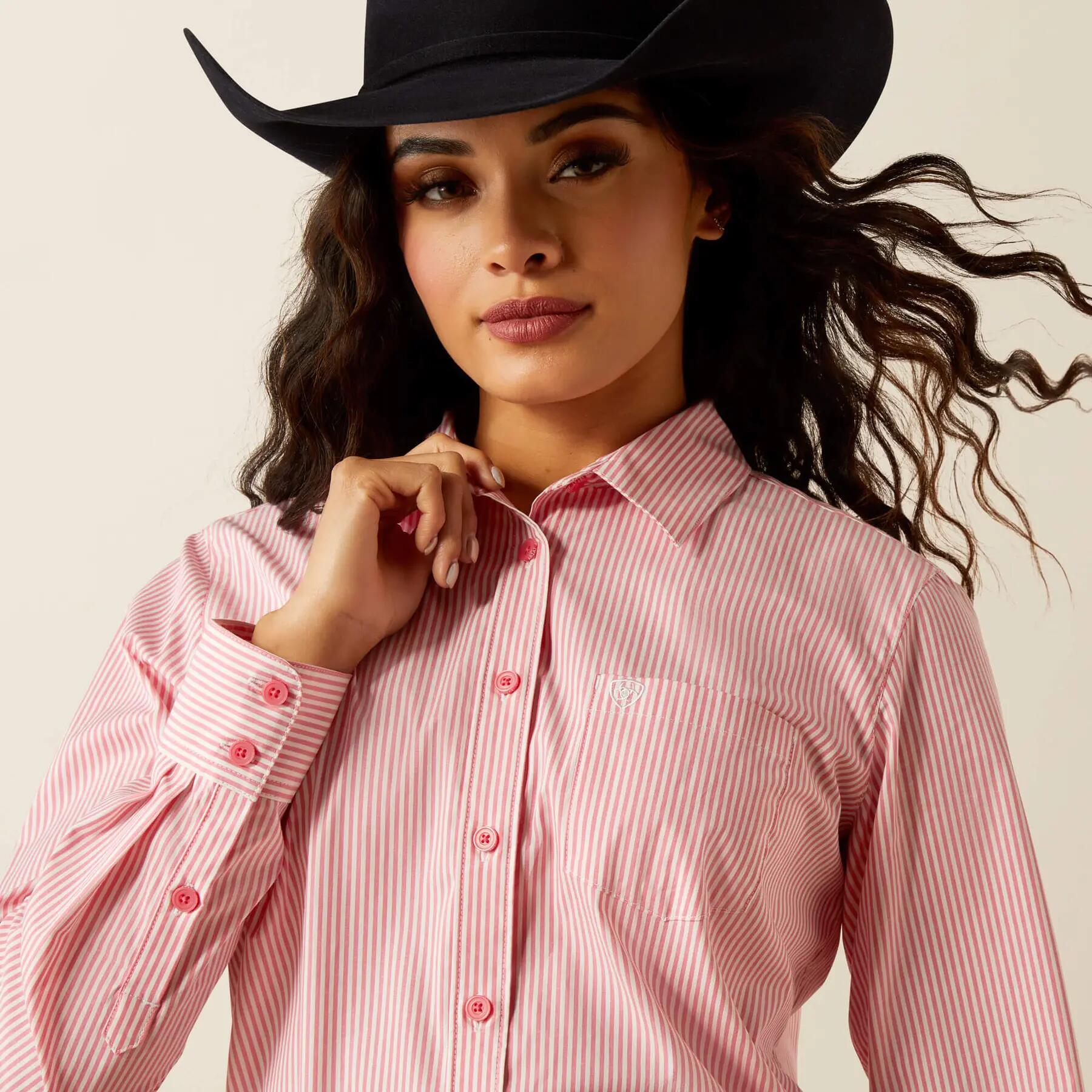Reithemd langarm Damen Ariat Kirby Stretch 3/4