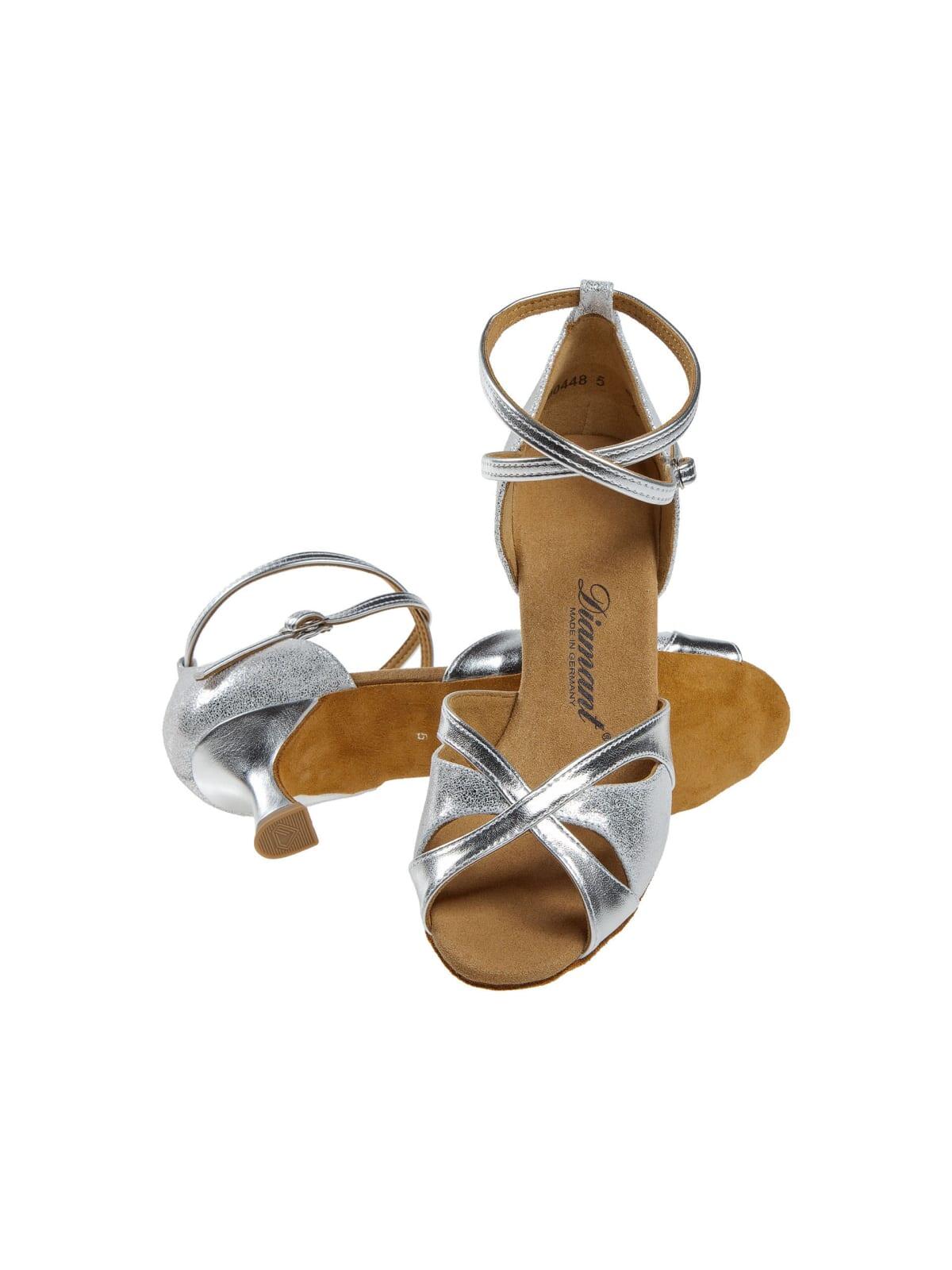 141 Tanzschuhe in Silber - 6.5 cm flare 2/7