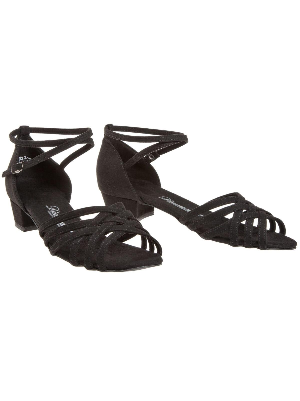 008 Tanzschuhe in Schwarz - 5.0 cm flare 2/7