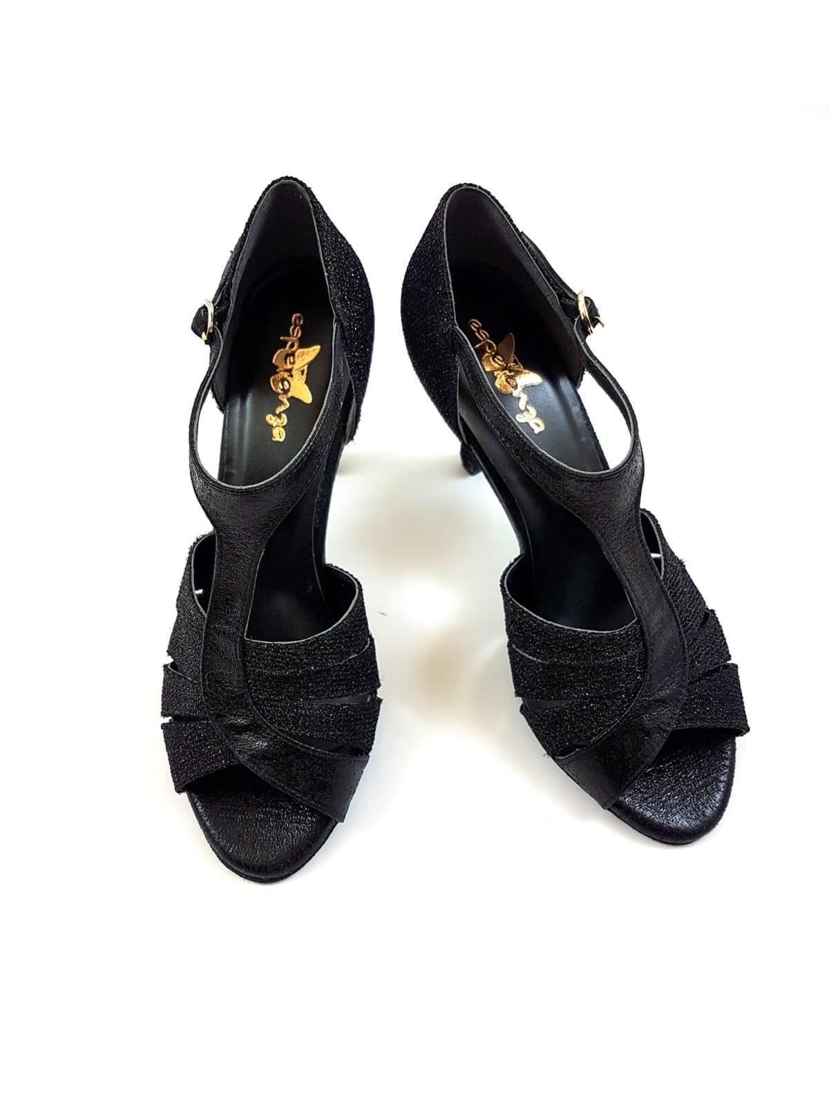 Glow Twinkle Tanzschuhe in Schwarz Glitter - 7.0 cm flare 5/5