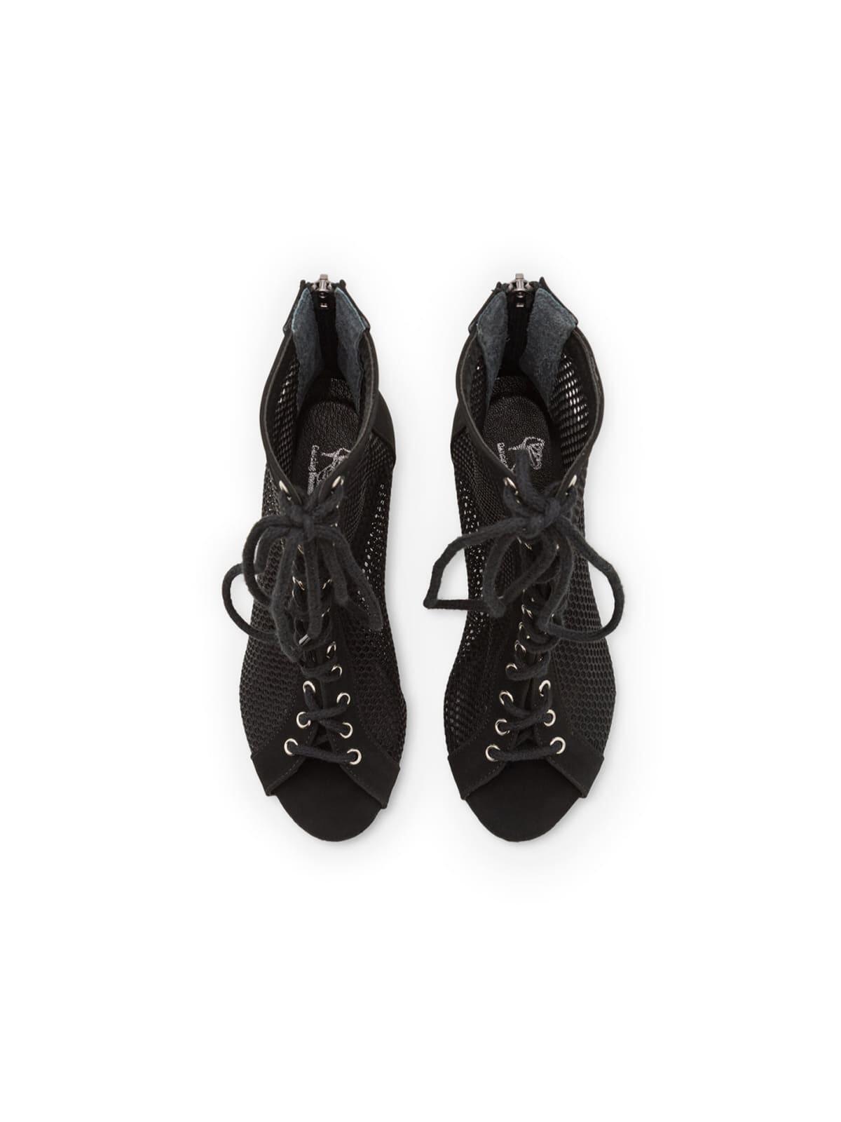 Magnet Aura Tanzschuhe in Schwarz Wildleder & Wildleder-Sohle 6/7
