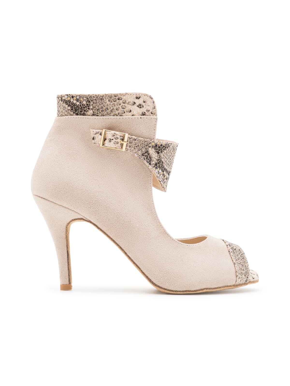 Magnet Essence Tanzschuhe in Beige Wildleder & Outdoor-Sohle 7/7