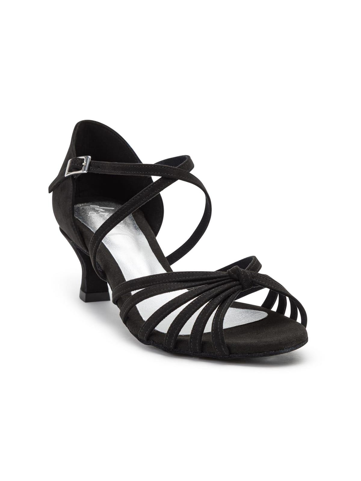 Grace Radiance Tanzschuhe in Schwarz Wildleder - 7.0 cm flare 4/7
