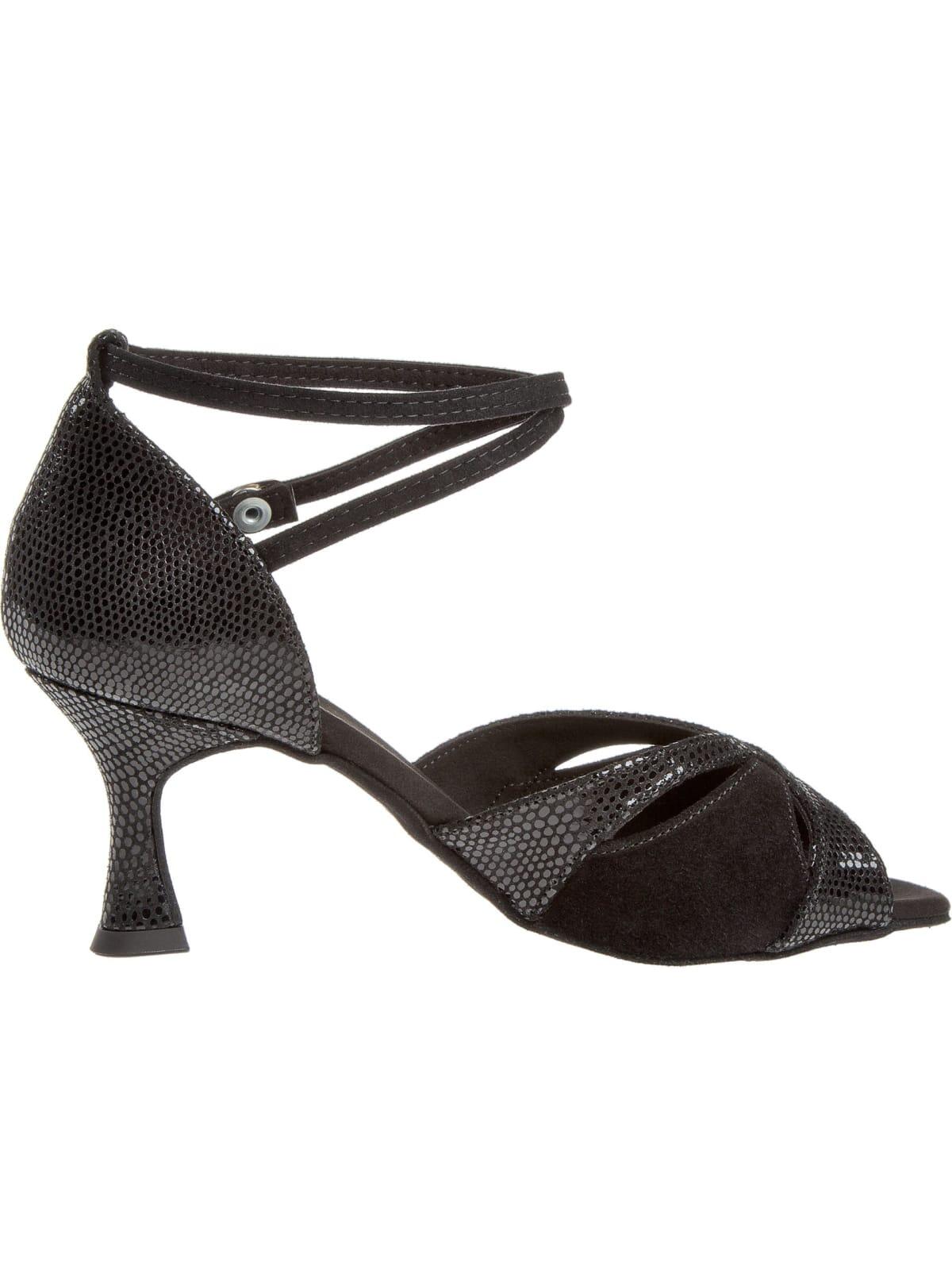 141 Tanzschuhe in Schwarz - 5.0 cm flare 7/7
