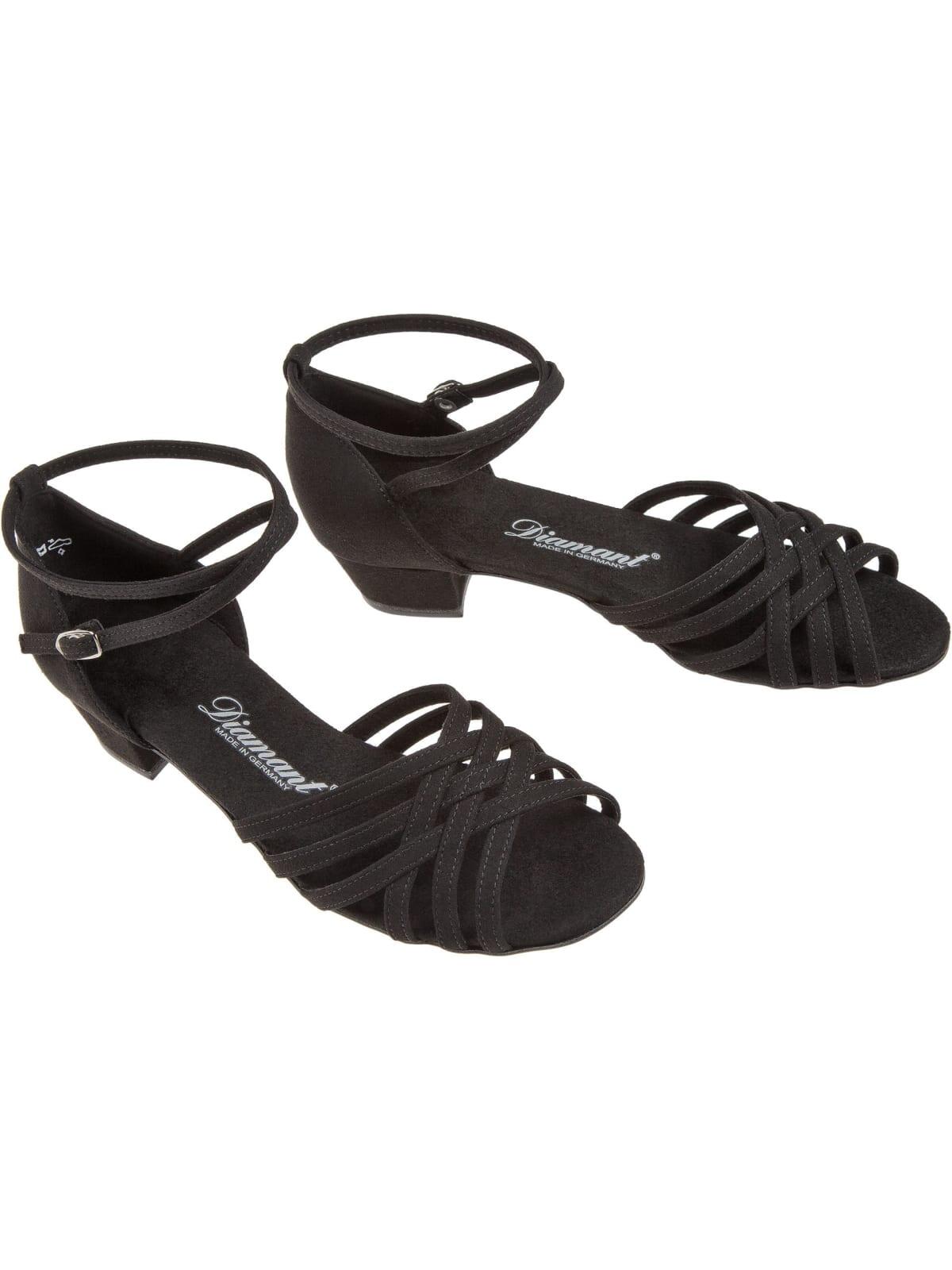 008 Tanzschuhe in Schwarz - 5.0 cm flare 5/7