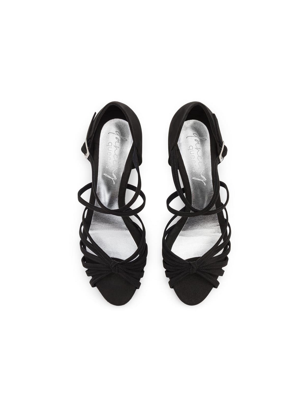Grace Radiance Tanzschuhe in Schwarz Wildleder - 7.0 cm flare 6/7