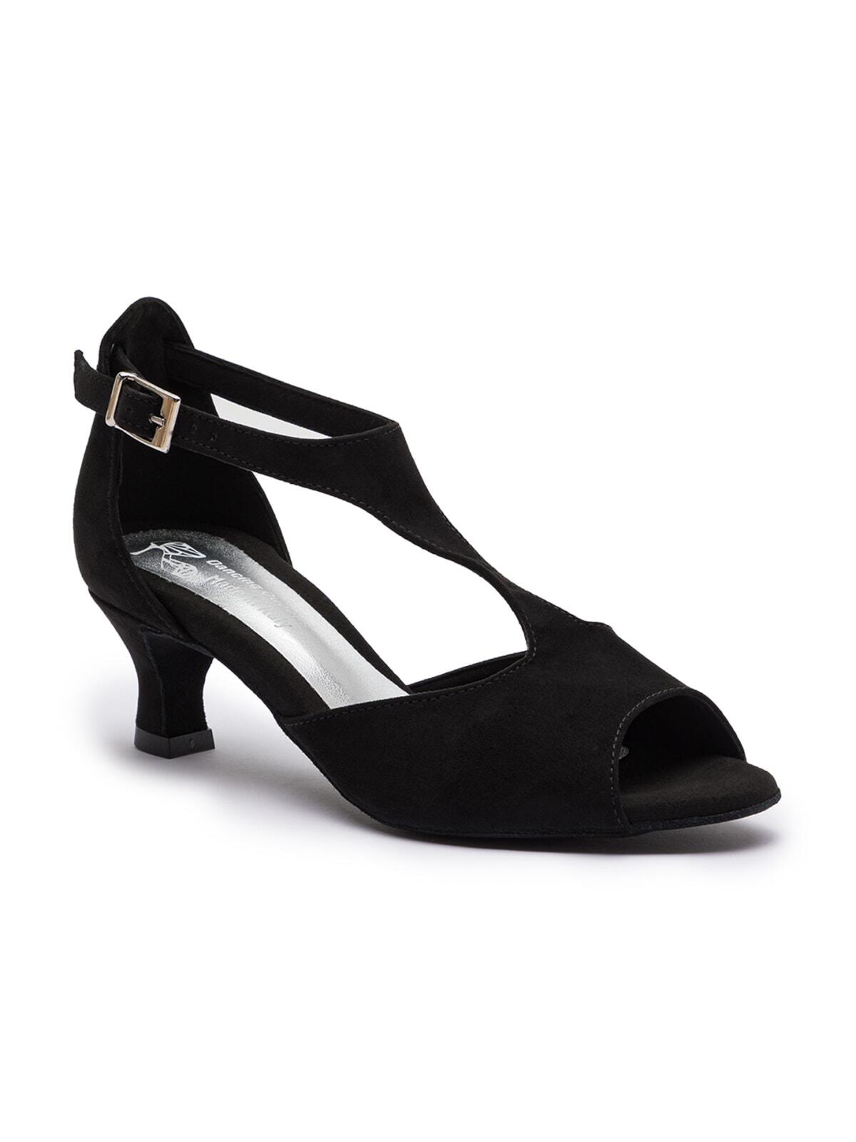 Grace Serenity Tanzschuhe in Schwarz Wildleder - 5.0 cm flare 6/7