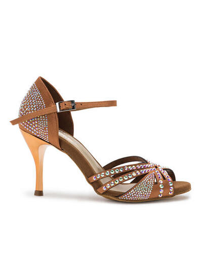 DANCING QUEENS - Sparkle Shine Tanzschuhe Satin - Absatz 8.0 cm thin