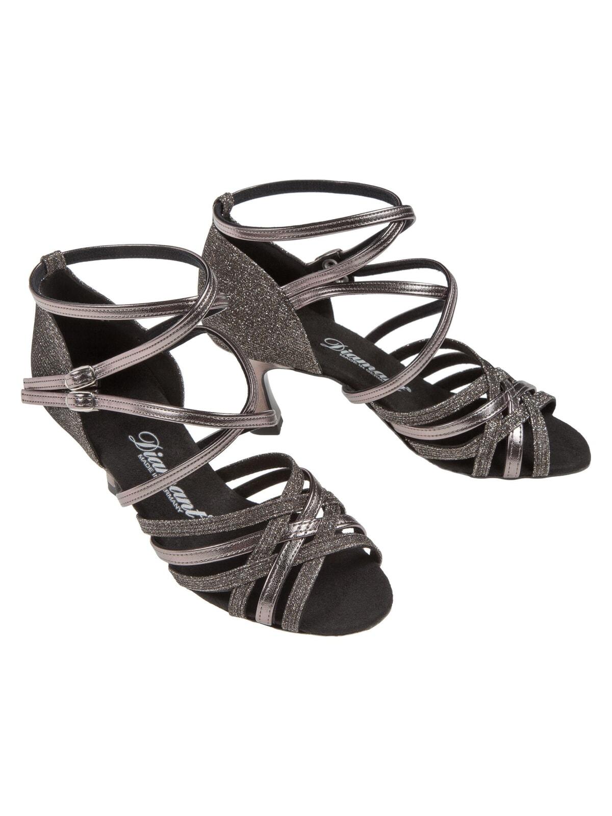 108 Tanzschuhe in Anthrazit - 6.5 cm flare 3/6