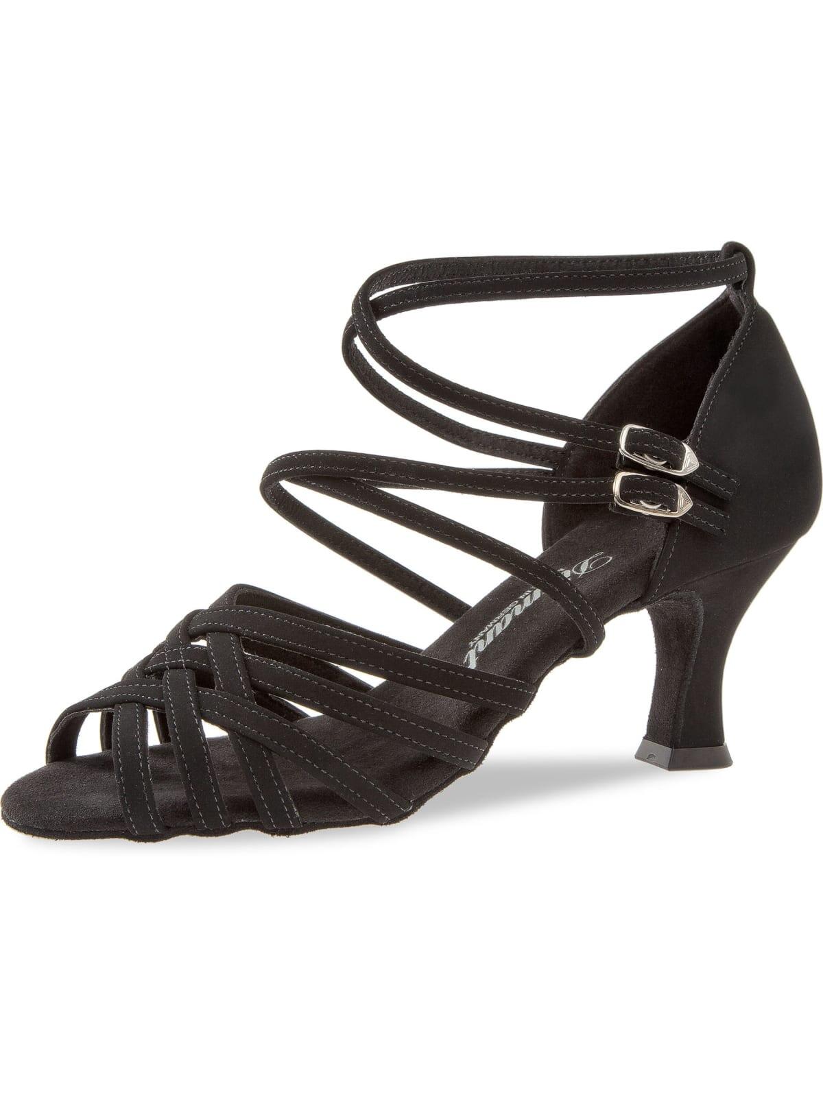 108 Tanzschuhe in Schwarz - 6.5 cm flare 3/7