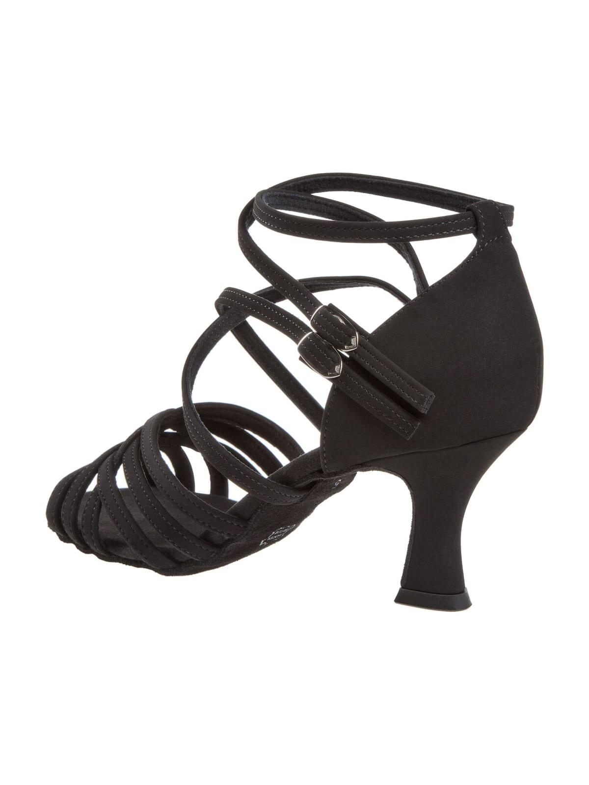 108 Tanzschuhe in Schwarz - 6.5 cm flare 4/7