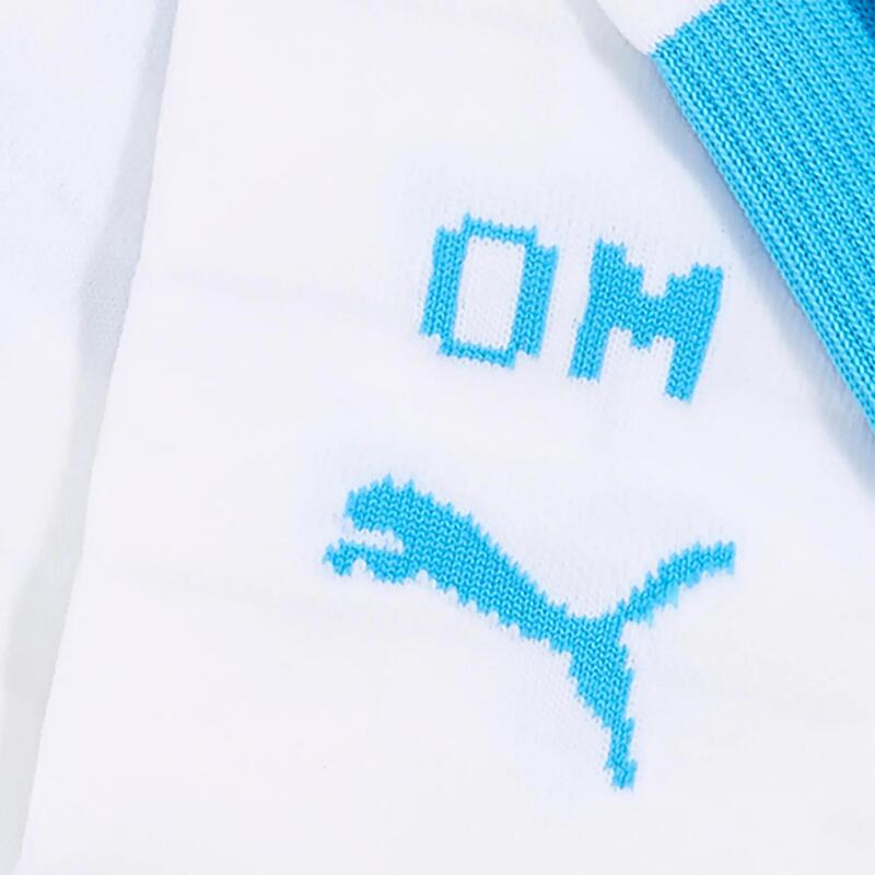 Șosete fotbal bărbați confort performanță Olympique De Marseille 25/26 alb PUMA
