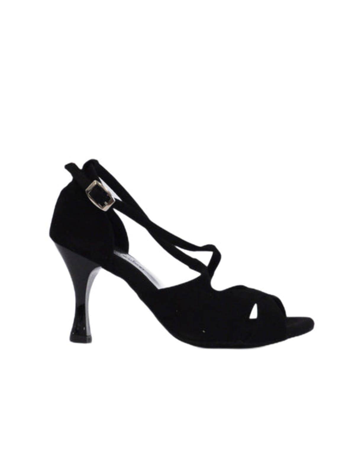 Grace Harmony Tanzschuhe in Schwarz Wildleder - 7.0 cm flare 7/7