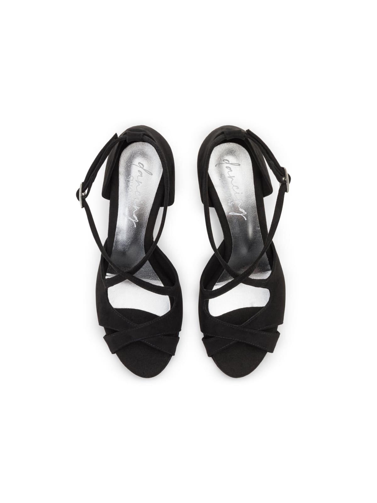 Grace Harmony Tanzschuhe in Schwarz Wildleder - 7.0 cm flare 5/7