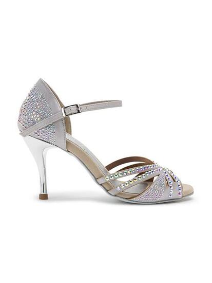 Dancing Queens Sparkle Shine Satin – Tanzschuhe Damen Salsa Standardtanz