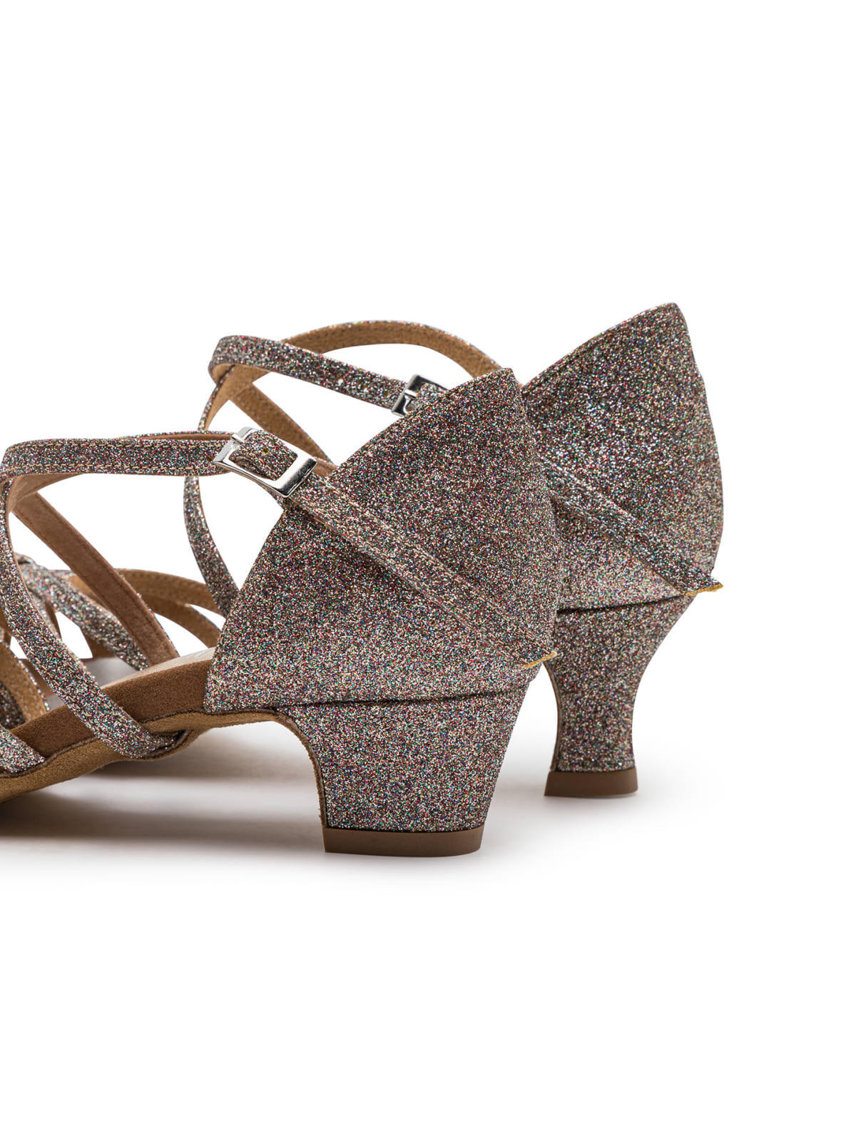Grace Radiance Tanzschuhe in Multiglitter Mikrofaser - 5.0 cm flare 5/7