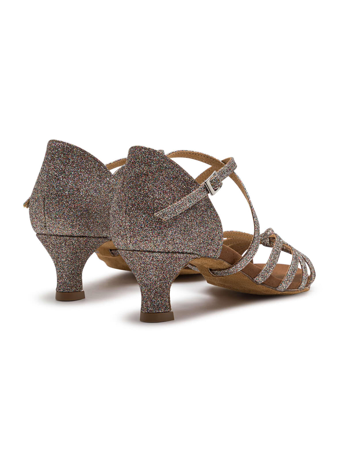 Grace Radiance Tanzschuhe in Multiglitter Mikrofaser - 5.0 cm flare 6/7