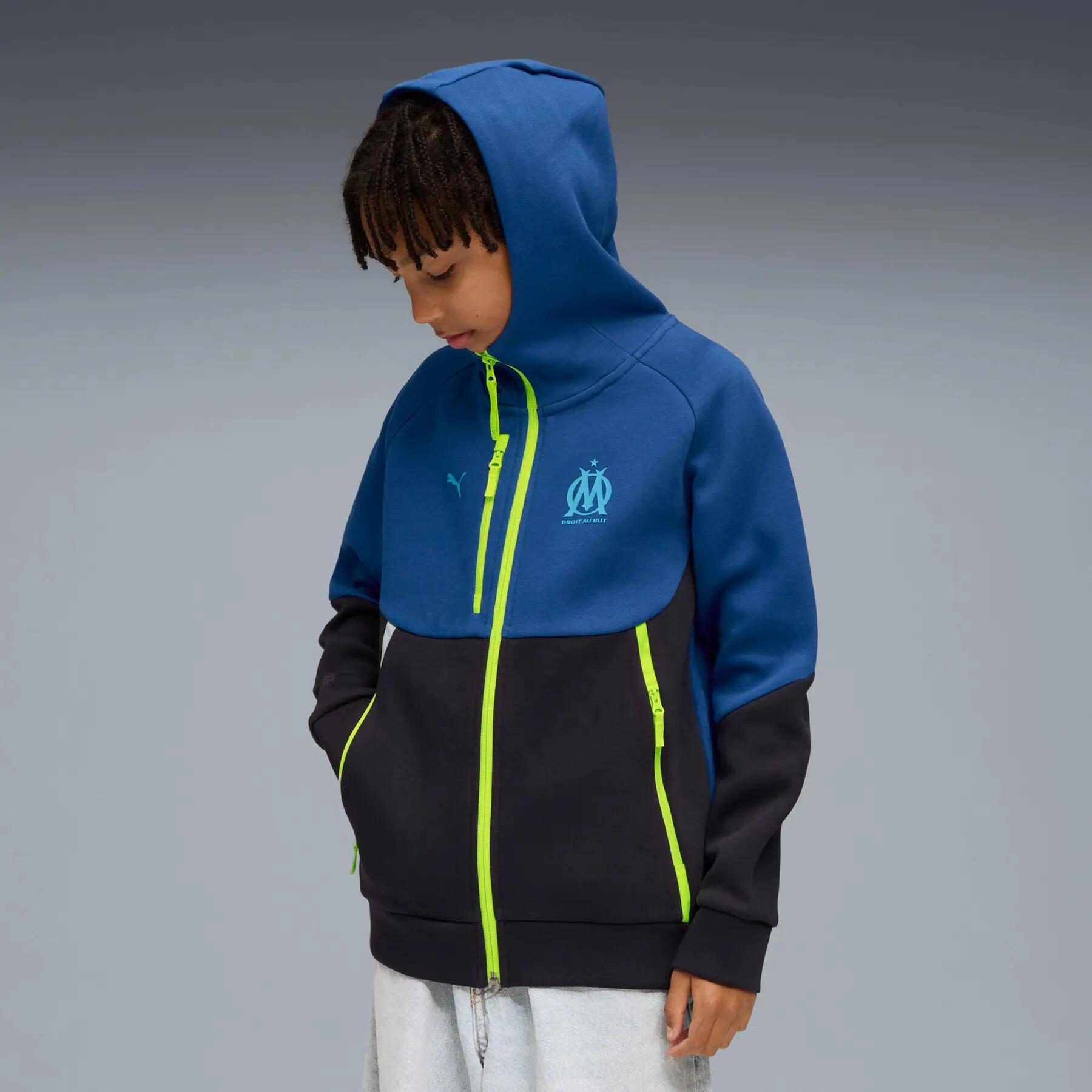 Sweatshirt à capuche enfant OM 2/6
