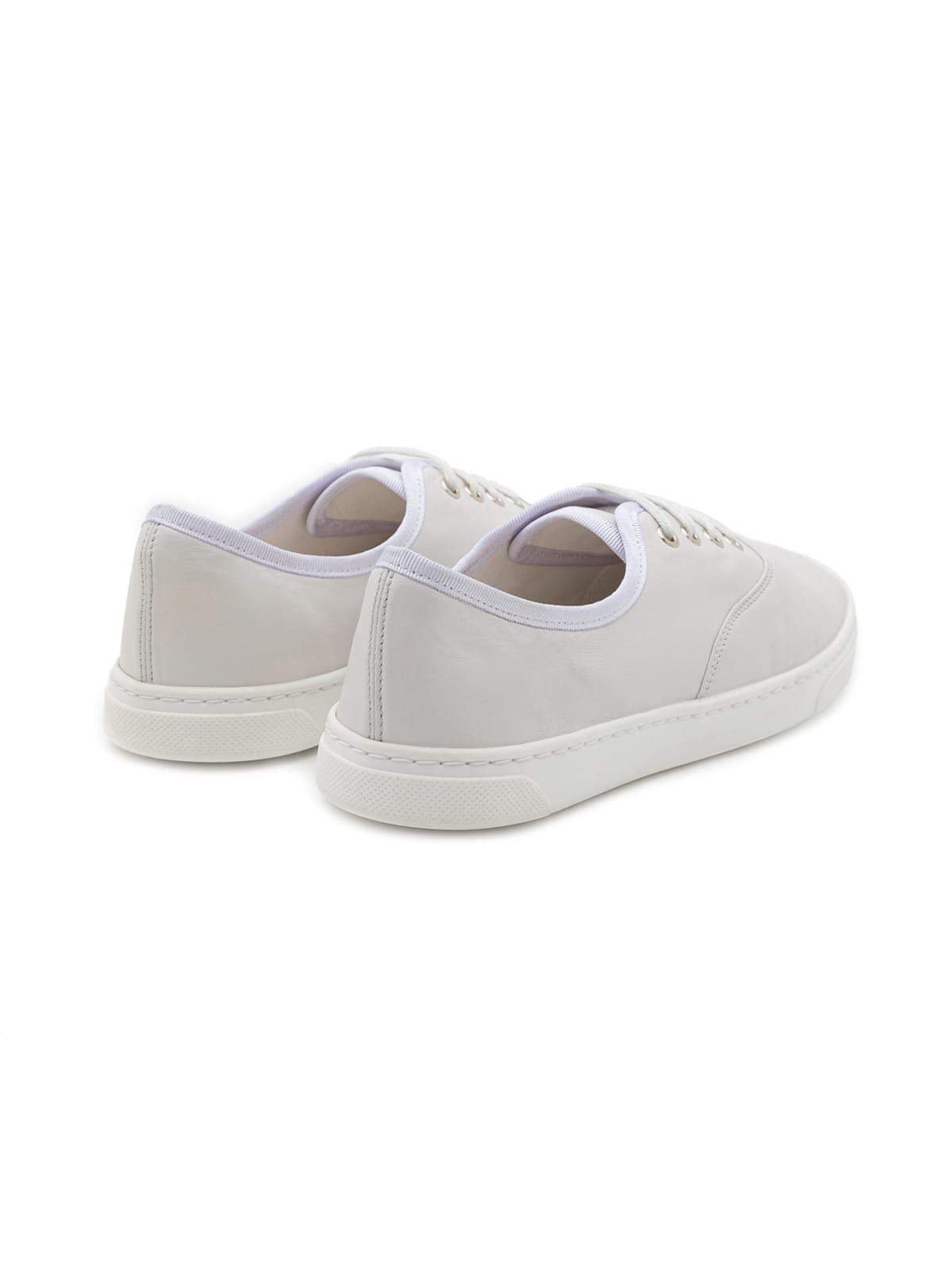 SMOVE Dance Sneaker in Weiss Leder 3/5