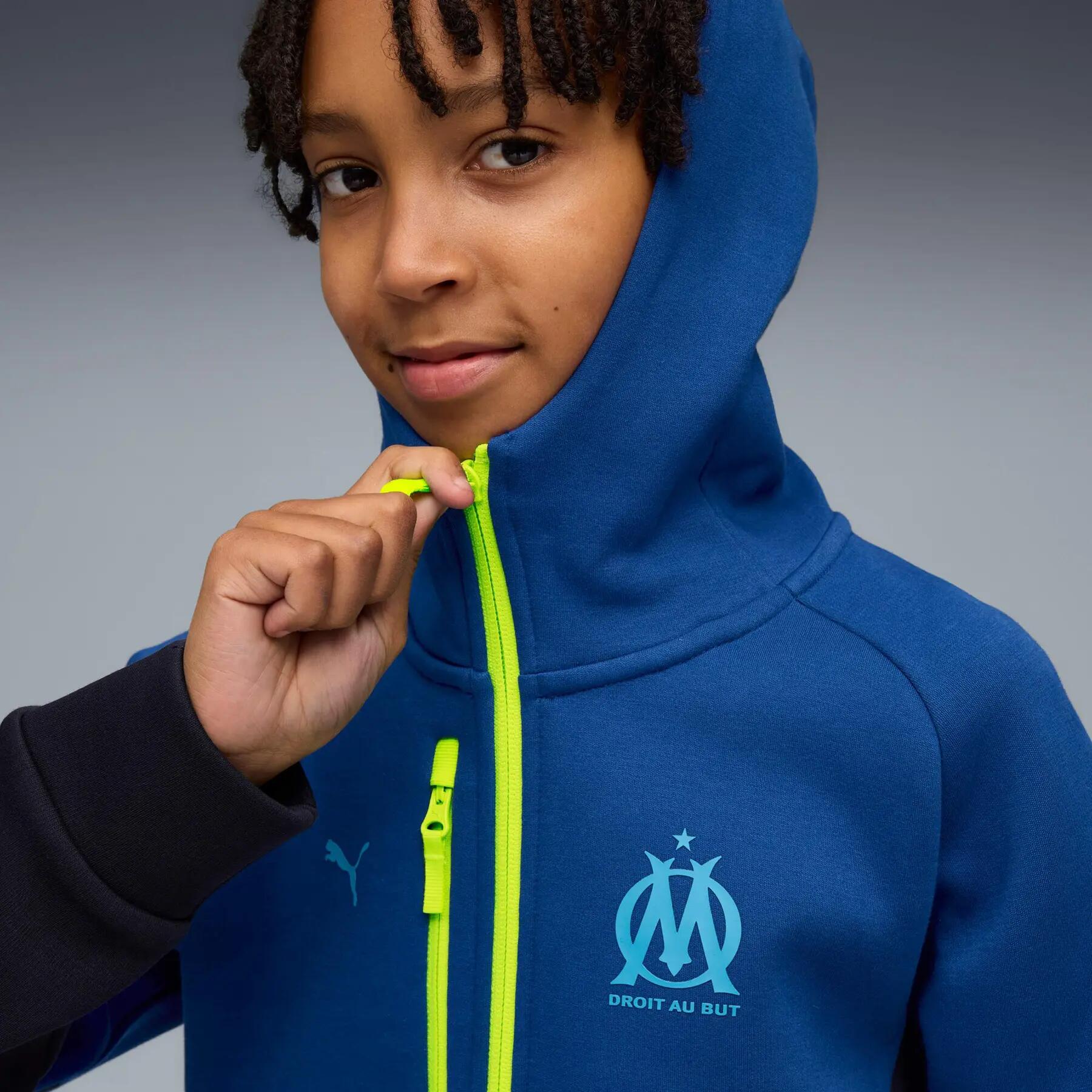 Sweatshirt à capuche enfant OM 5/6