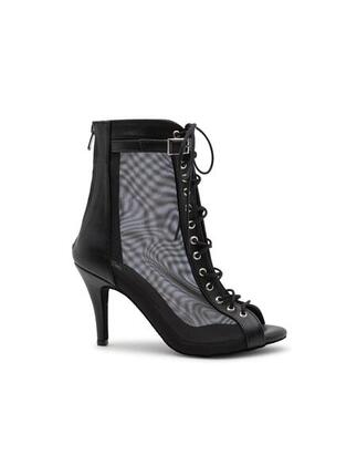 Magnet Aura Tanzschuhe Leder - Absatz 8.5 cm thin