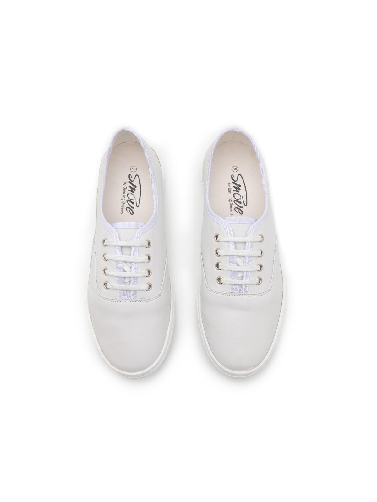 SMOVE Dance Sneaker in Weiss Leder 4/5