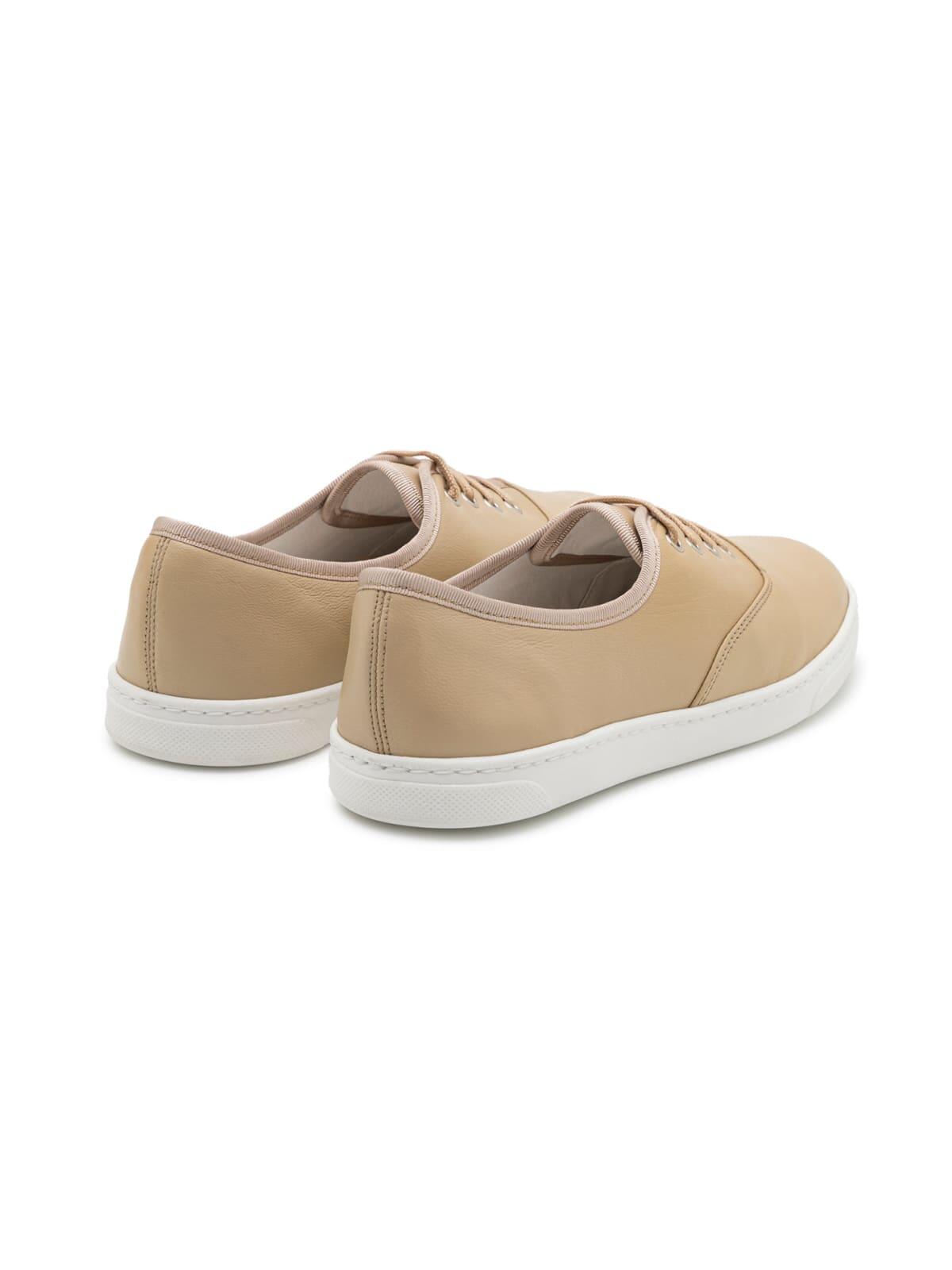 SMOVE Dance Sneaker in Beige Leder 3/6