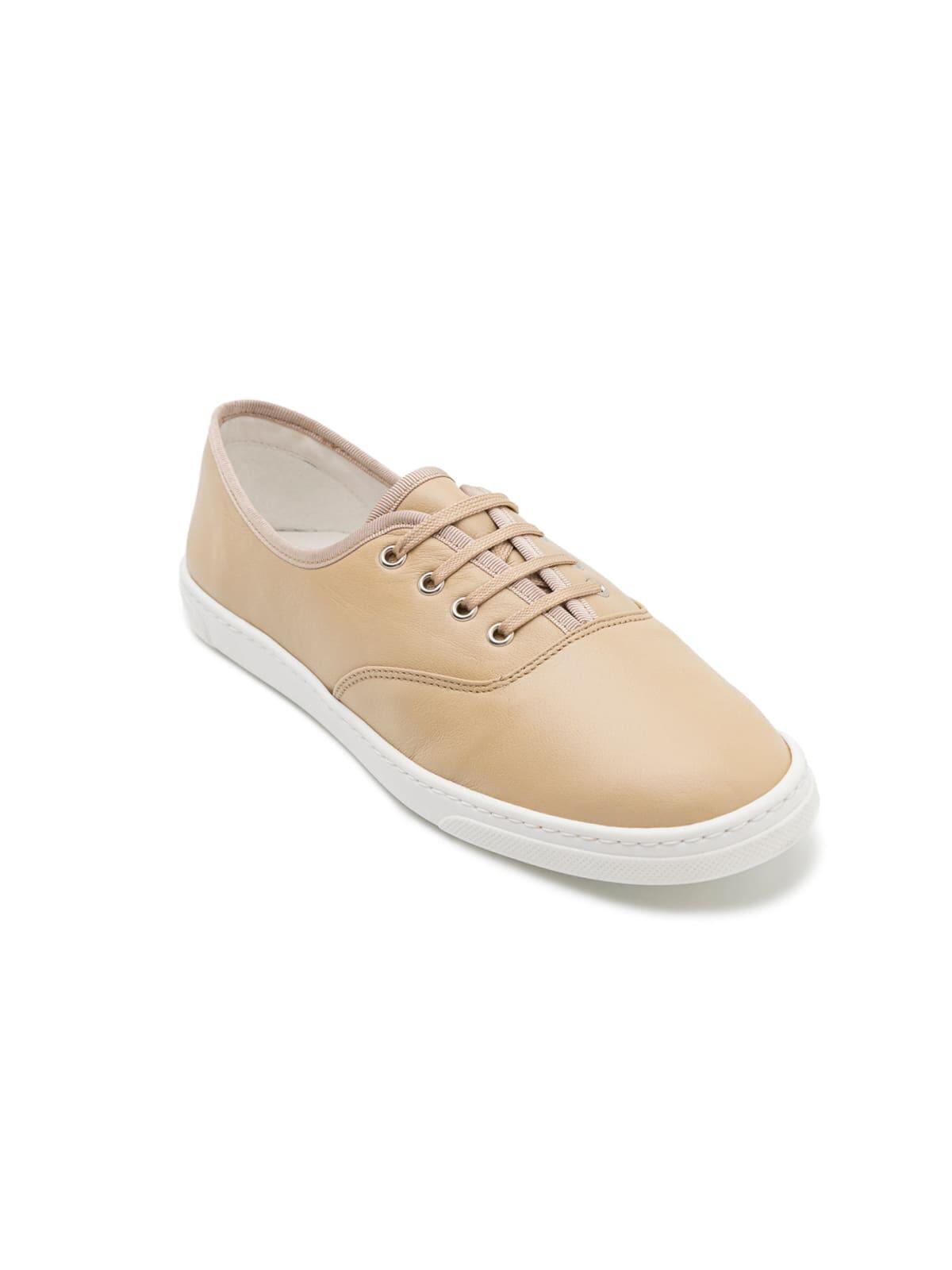 SMOVE Dance Sneaker in Beige Leder 2/6