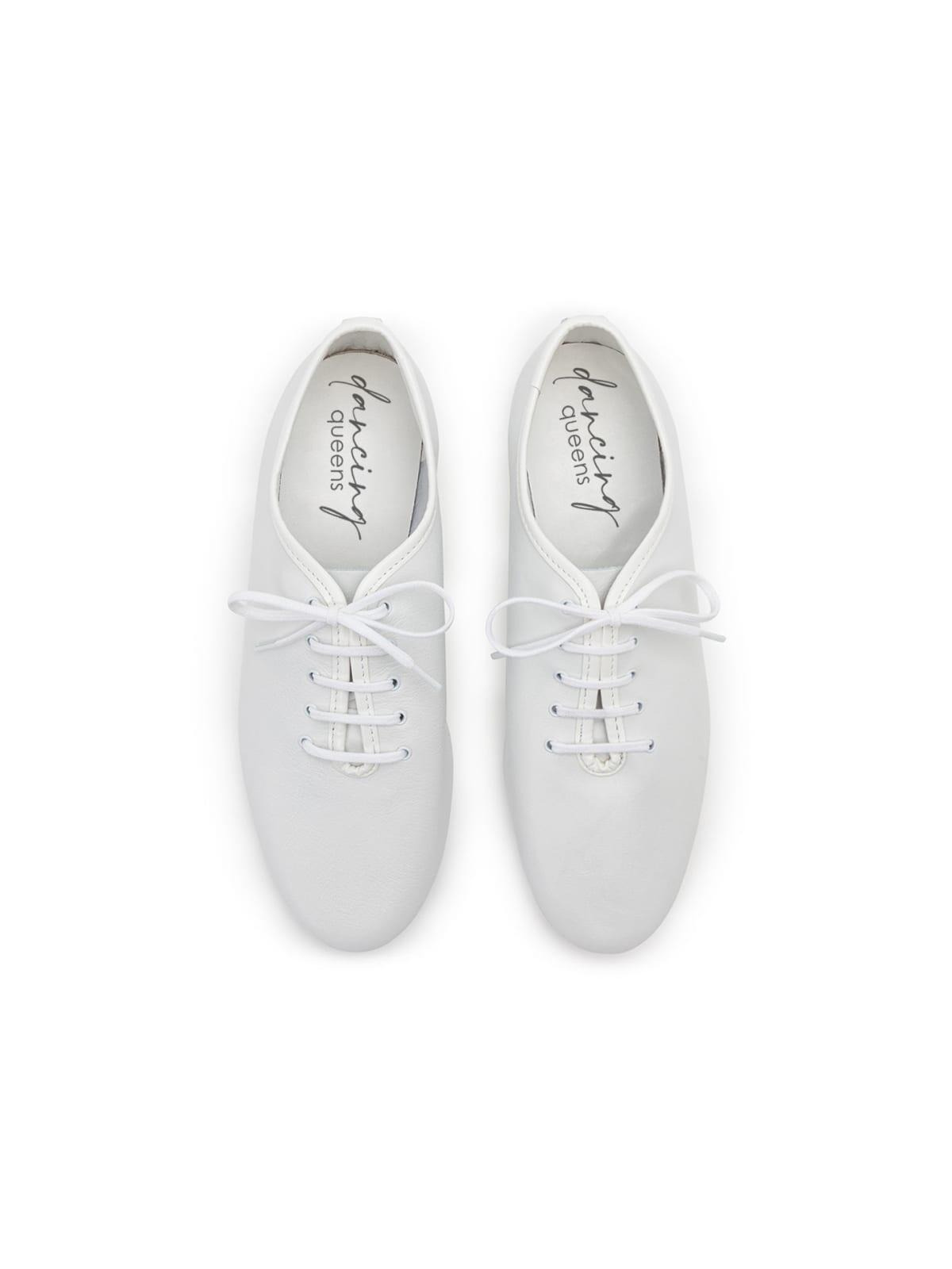 Flow Tanzschuhe in Weiss Leder 4/4
