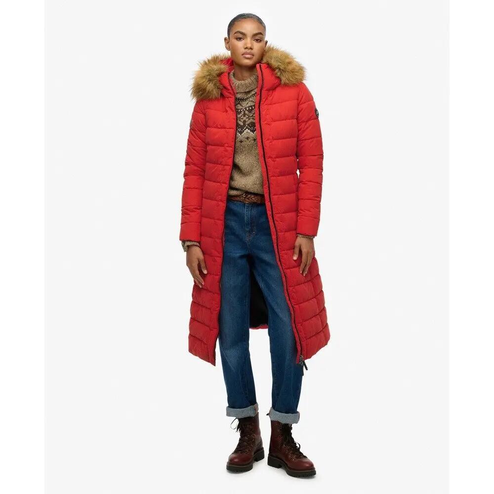 Doudoune longue femme Superdry New Arctic 3/7