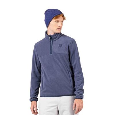 Fleece skijas met half ritssluiting rossignol strawpile