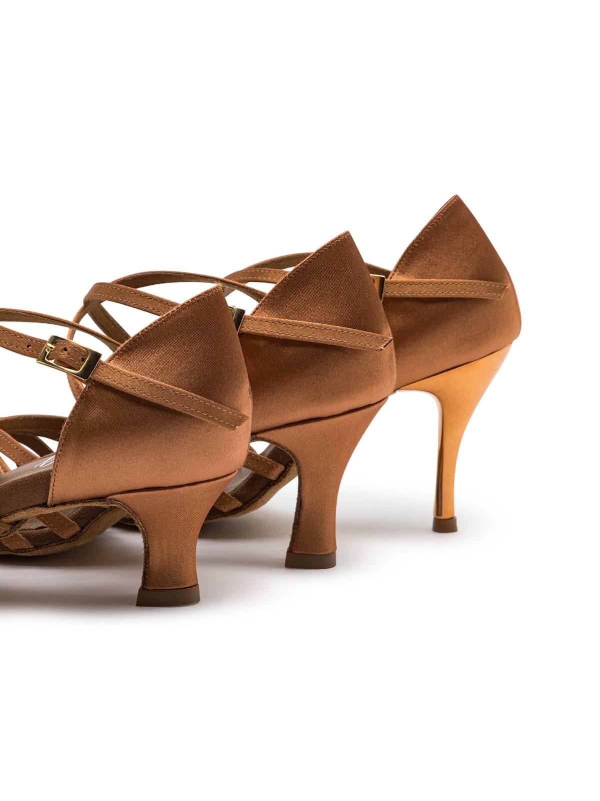 Scarpe da ballo Grace Radiance in raso bronzo - 3.0 cm block 6/7