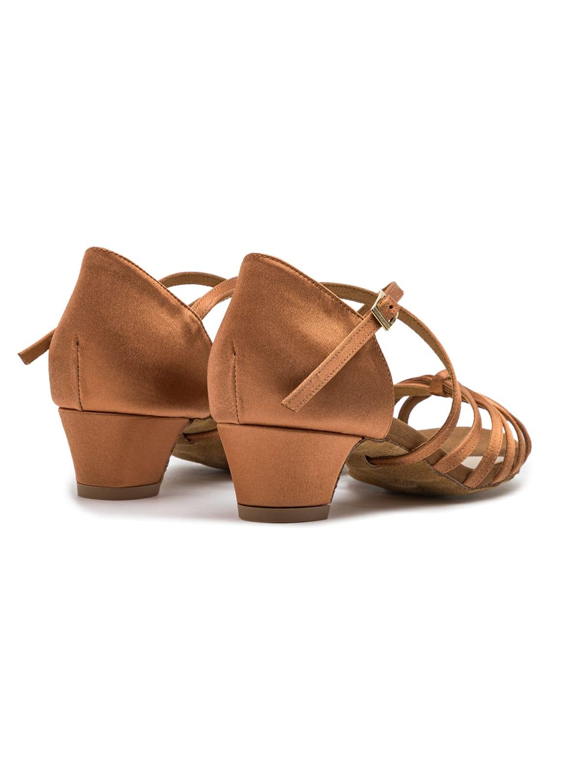 Scarpe da ballo Grace Radiance in raso bronzo - 3.0 cm block 7/7