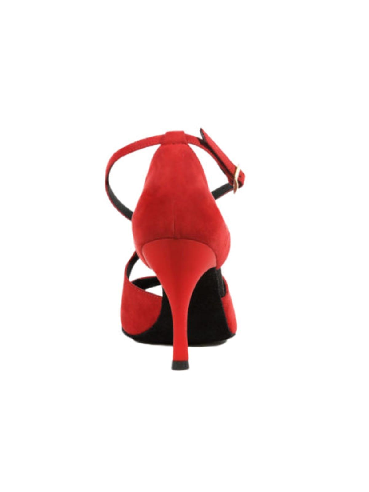 Grace Harmony Tanzschuhe in Rot Wildleder - 8.0 cm thin 7/7