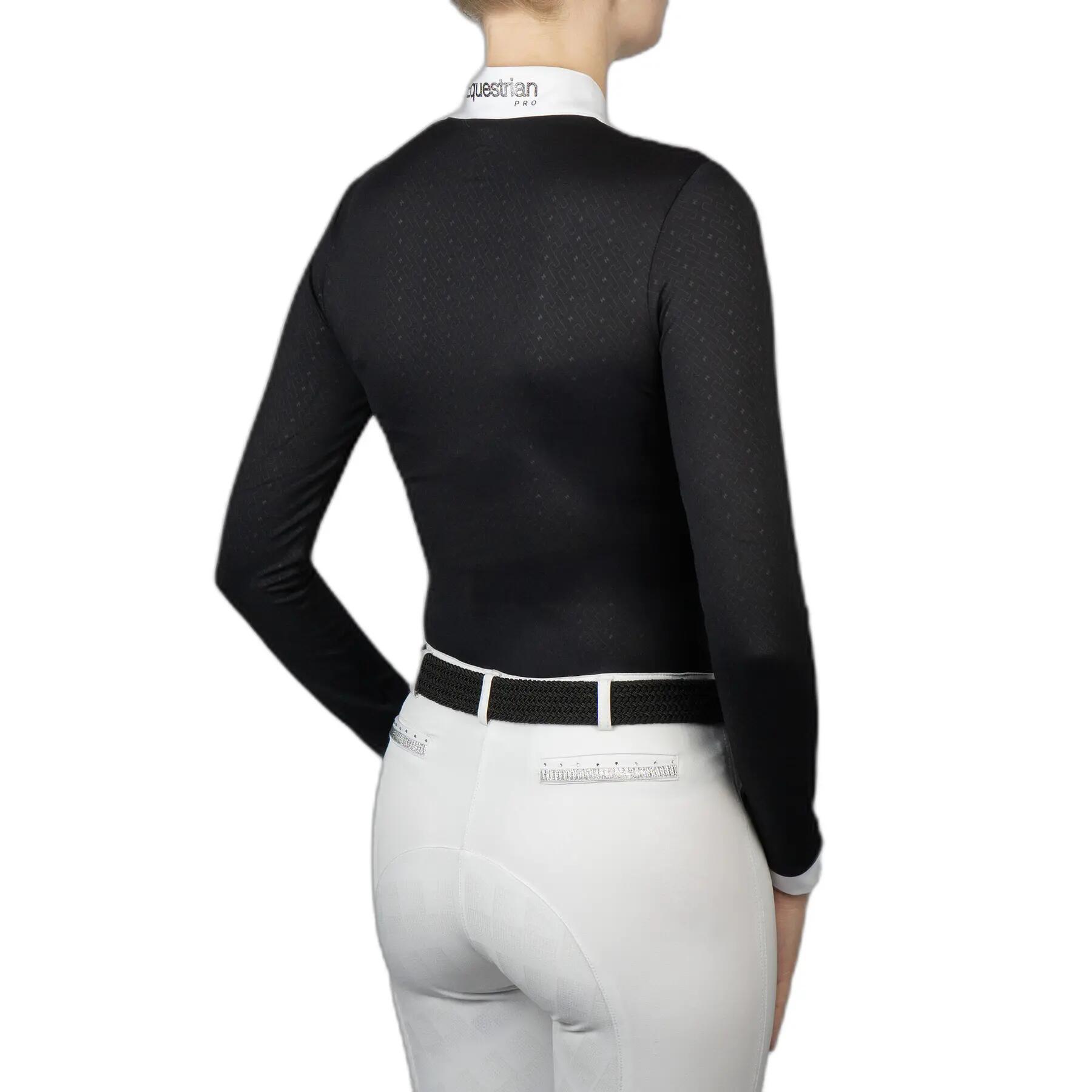 Polo de competición de manga larga para mujer EQPRO Taylor 3/3