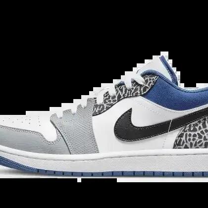 Men - Basketball - Air Jordan 1 Low SE - White/Grey