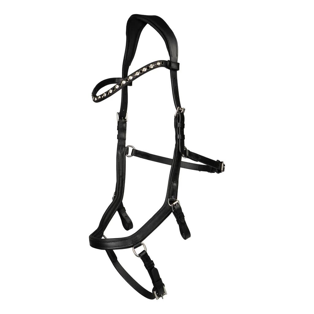 Combined riding bridle and noseband HORKA Nox