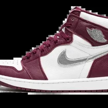 Lifestyle - Shoes - Air Jordan 1 Retro - Bordeaux/White-Silver