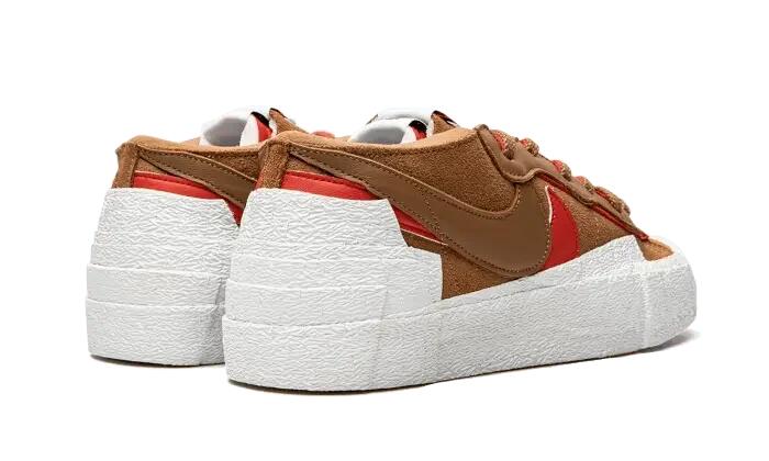 Nike x sacai Blazer Low British Tan 3/4