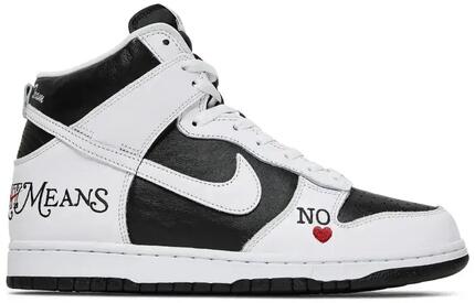 Zapatillas - Skate - Unisex - SB Dunk High Supreme - Negro/Blanco-Varsity Red