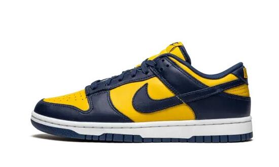 Scarpe - Basket - Unisex - Dunk Low Michigan - University Gold/Navy/White