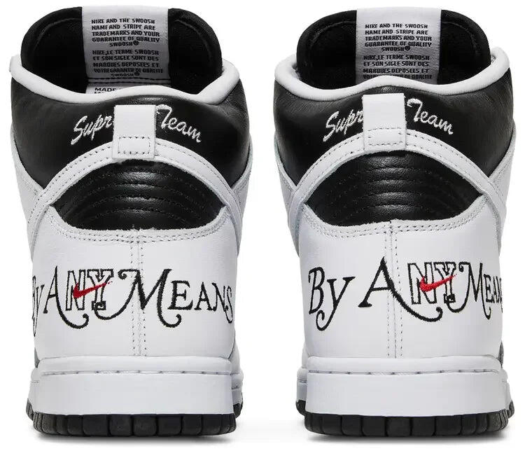 Nike SB Dunk High Supreme By Any Means Black 4/5