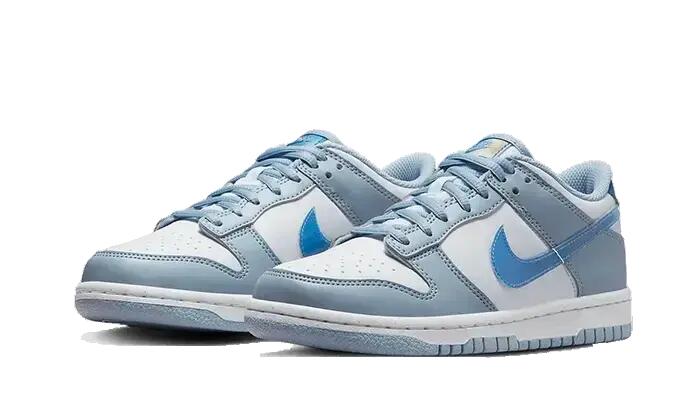 Lifestyle - schuhe - hologram-obermaterial - dunk low - weiß/blau 2/3
