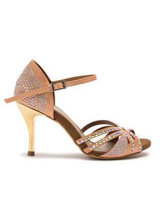 DANCING QUEENS - Sparkle Shine Tanzschuhe Satin - Absatz 8.0 cm thin