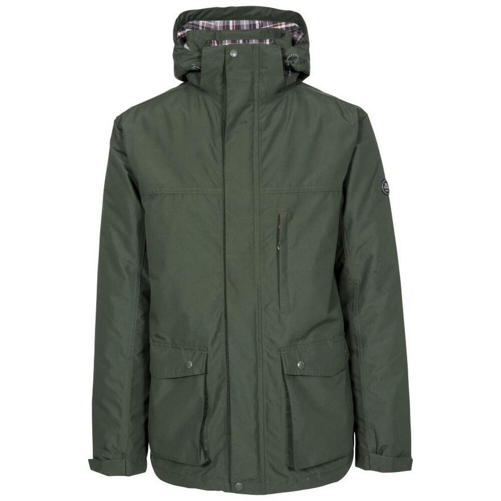 VAUXELLY Men's Waterproof Jacket (Khaki Green)